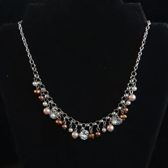 Purple and pink neckless - Picture 1 of 1